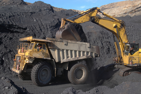 A coal handling plant crushes coal into graded sized chunks, stockpiling grades and preparing it for transport to market.