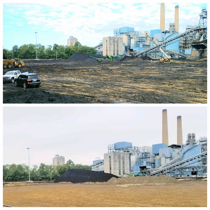 Coal preparation process starts with crushing and screening freshly mined coal, removing some of the non-coal material.